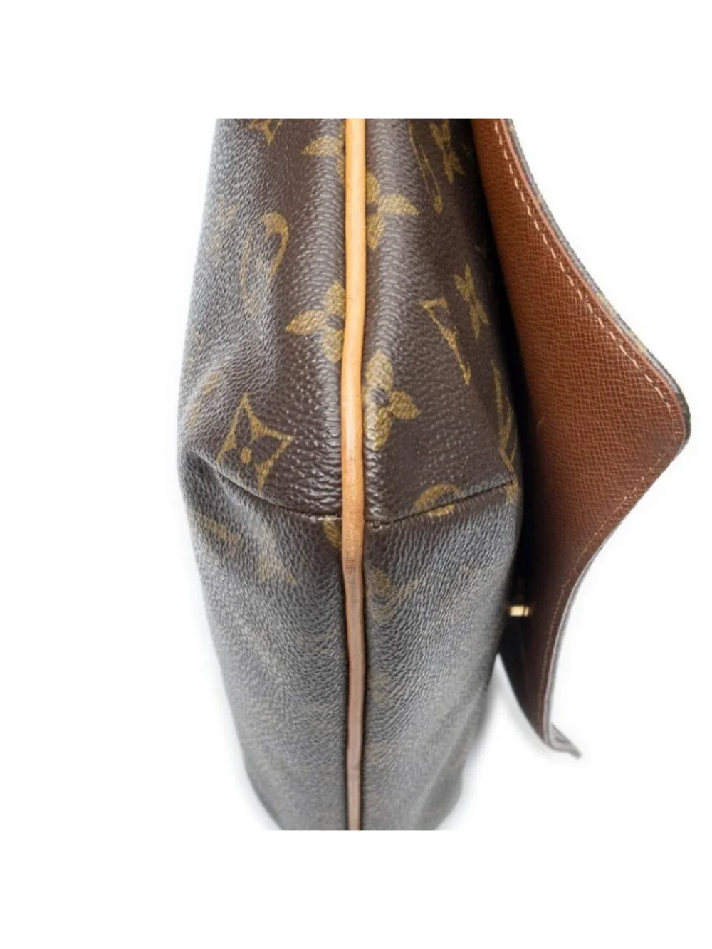 Louis Vuitton Musette Tango Brown Monogram Canvas Crossbody